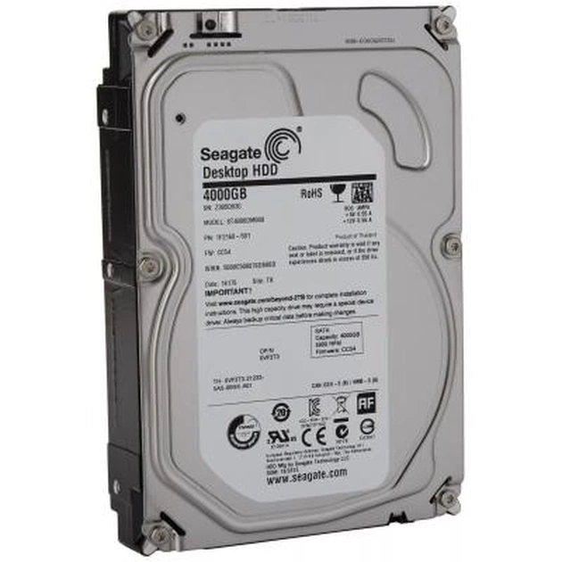 Жорсткий диск 3.5" 4TB Seagate (# ST4000DM000-FR #) - изображение 1