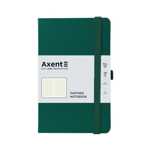 Книга записна Axent Partner 125x195 мм 96 аркушів, клітинка зелений ліс (8201-61-A) зображення 1