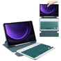 Чохол до планшета BeCover Keyboard 360° Rotatable Samsung Tab S9 (SM-X710/SM-X716)/S9 FE (SM-X510/SM-X516B) 11.0" Dark Gre (710428) - зменшене зображення 4