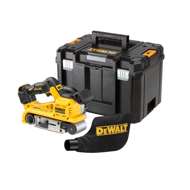 Шліфувальна машина DeWALT XR Li-Ion 18 В, 198-320 м/хв, стрічка 75х533 мм, TSTAK (без АКБ та ЗП) (DCW220NT) - picture 10