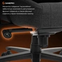 Крісло ігрове GamePro GC775DG Fabric Dark Gray (GC775DG) - зменшене зображення 10