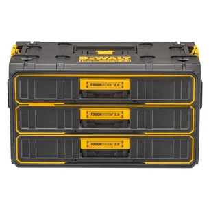 Ящик для інструментів DeWALT TOUGHSYSTEM 2.0, 555х355х305 мм., модуль на 3 ящики (DWST08330-1) зображення 1
