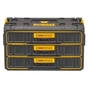 Ящик для інструментів DeWALT TOUGHSYSTEM 2.0, 555х355х305 мм., модуль на 3 ящики (DWST08330-1) - зменшене зображення 1