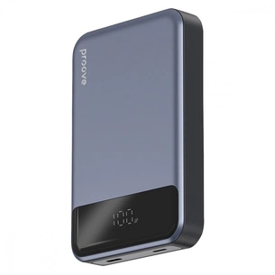 Універсальна мобільна батарея Proove Hoodman Magnetic 20W 10000mAh Gray (PBH120010003) зображення 1