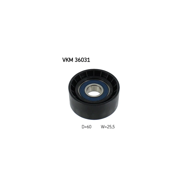 Ролик натягувача ременя SKF VKM 36031 - зображення 1