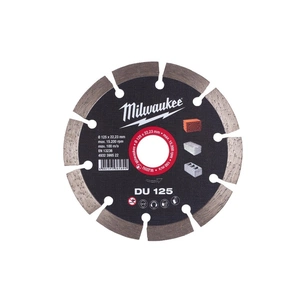 Круг відрізний Milwaukee алмазний DU 125, 125мм (4932399522) зображення 1