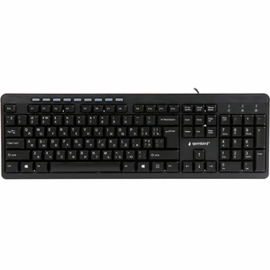 Клавіатура Gembird KB-UM-106-UA USB Black (KB-UM-106-UA) зображення 1
