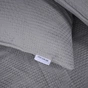 Постільна білизна MirSon №20-02 Waffle Gray 200x220 Євро (2200011032870) - зменшене зображення 2