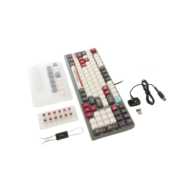 Клавіатура A4Tech Bloody WS98 Wireless/Bluetooth/USB UA Pixels Red (4711421001090) - picture 12