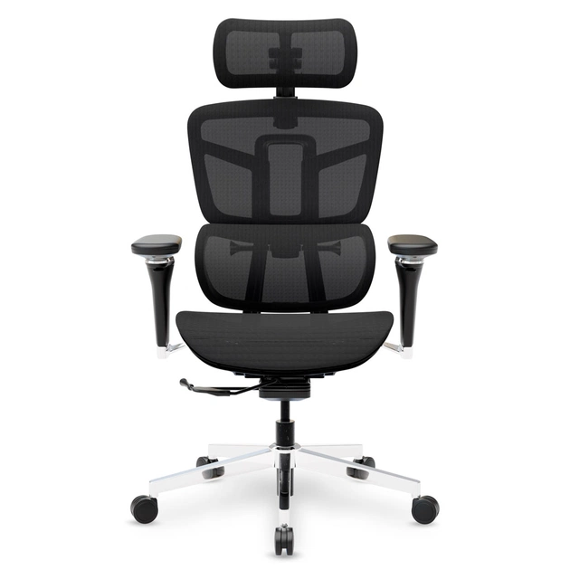 Офісне крісло Mealux S4 Air Black (HF-S4 M/B) - зображення 7