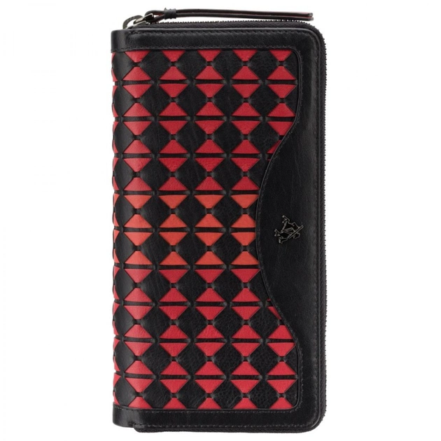 Кошелек Visconti BR76 Black/Cherry - изображение 1
