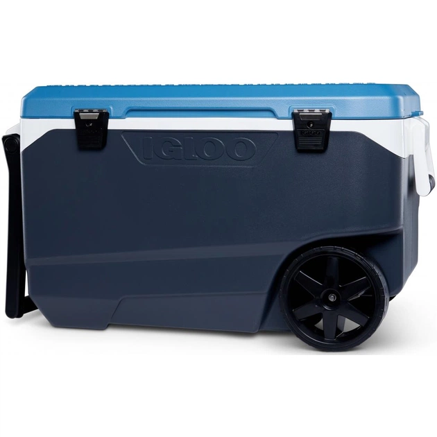 Термобокс Igloo Maxcold Latitude 90 Roller 85 л Blue/Grey (0342233448878) - изображение 1