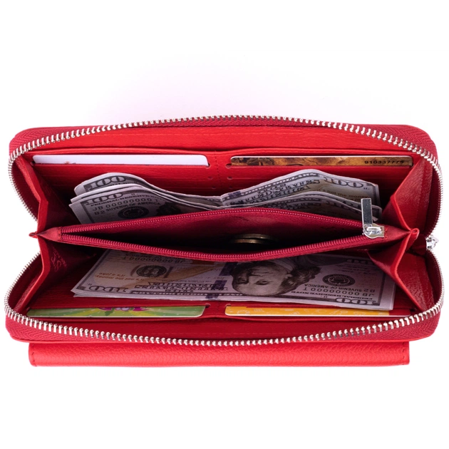 Гаманець ST Leather Червоний (19366) - зображення 8