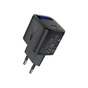 Зарядное устройство Acefast USB-C 30W GaN + cable USB-C black (6974316284451) - уменьшенное изображение 1