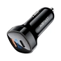 Зарядний пристрій Acefast 2xUSB 66W (USB-C + USB-A) B4 with digital display (6974316280392) - зменшене зображення 2