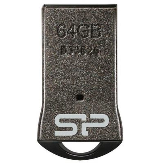 USB флеш накопичувач Silicon Power 64GB Touch T01 Black USB 2.0 (SP064GBUF2T01V3K) - изображение 1