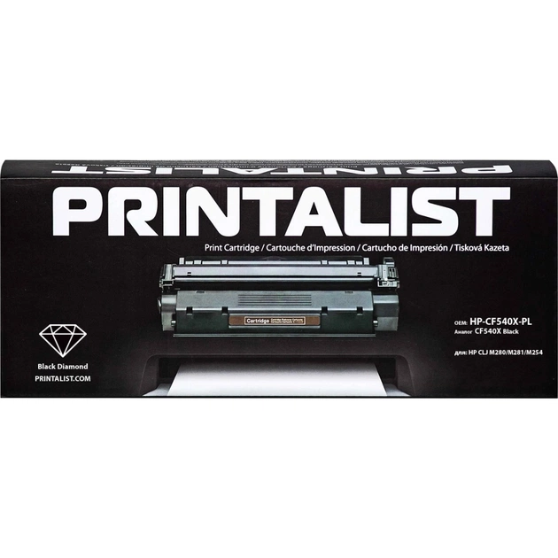 Картридж Printalist HP CLJ M280/M281/M254/ CF540X Black (HP-CF540X-PL) - изображение 1