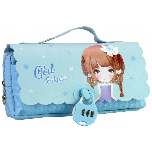 Пенал Cool For School 1 відділення Блакитний (CF7473-blue) - зображення 1