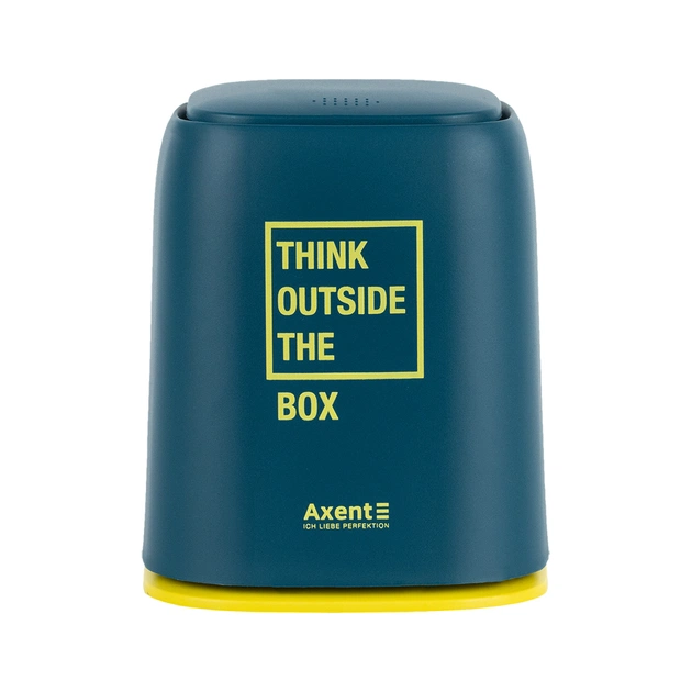 Кошик для паперів Axent Настільний контейнер для сміття, прямокутний, синій індіго (2133-47-A) - picture 1