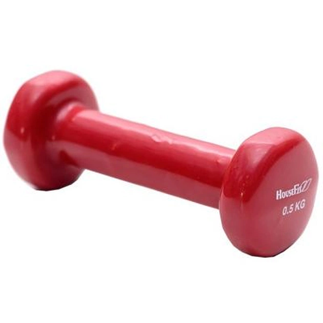 Гантель HouseFit з вініловим покриттям 0,5 кг (D086/DD6948-0,5) - изображение 1