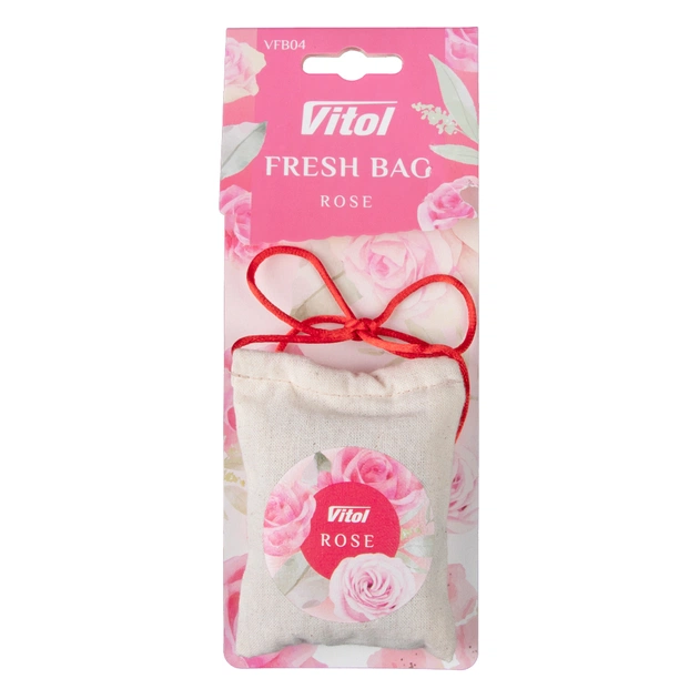 Ароматизатор для автомобіля Vitol Fresh Bag Rose (VFB04) - зображення 1