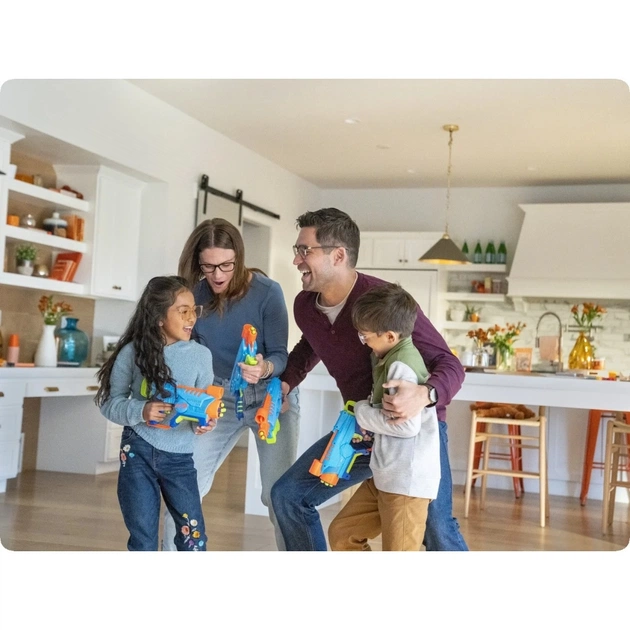 Игрушечное оружие Hasbro Nerf набор бластеров Elite junior Ultimate Starter (F6369) - изображение 4