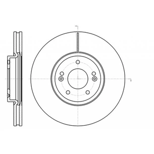 Гальмівний диск REMSA 61102.10 зображення 1