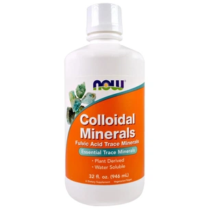 Мінерали Now Foods Колоїдні Мінерали, Colloidal Minerals, 946 мл (NOW-01405) зображення 1