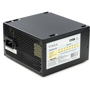 Блок живлення Vinga 500W ОЕМ (VPS-500-120) зображення 1