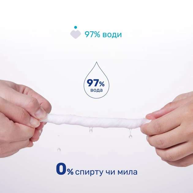 Дитячі вологі серветки Chicco м`які очищаючі, біорозкладні, 60 шт (12050.70) - picture 3