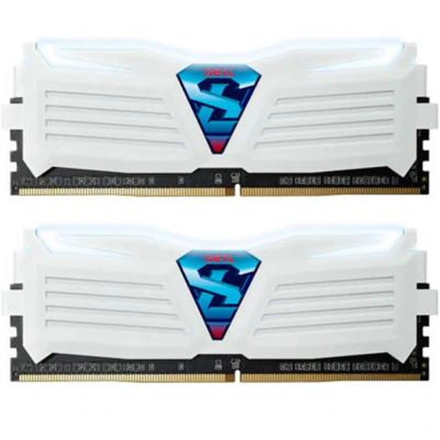 Модуль пам'яті для комп'ютера DDR4 16GB (2x8GB) 3000 MHz Super Luce White Geil (GLWW416GB3000C15ADC) - изображение 1