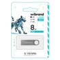 USB флеш накопичувач Wibrand 8GB Puma Silver USB 2.0 (WI2.0/PU8U1S) - зменшене зображення 2
