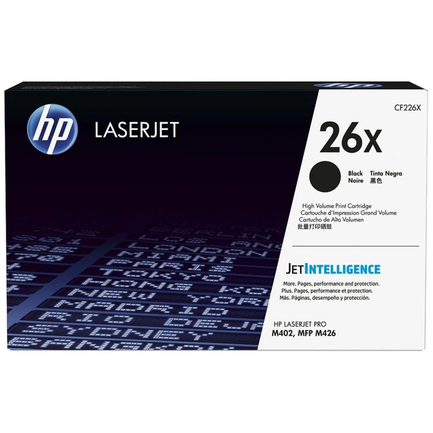 Картридж HP LJ 26X Black (Pro M402n/M426dw) (CF226X) - изображение 1