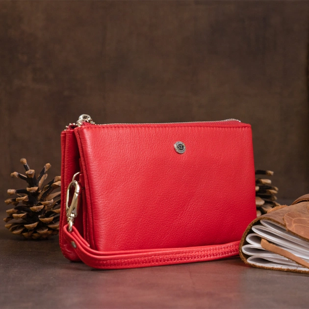 Гаманець ST Leather Червоний (19251) - зображення 8