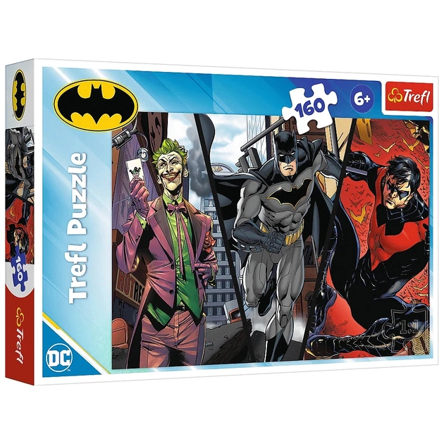 Пазл Trefl Batman Готовый к действию 160 элементов (5900511154252) - изображение 1