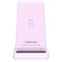 Зарядний пристрій Canyon WS-304 Foldable 3in1 Wireless charger Iced Pink (CNS-WCS304IP) - зменшене зображення 2