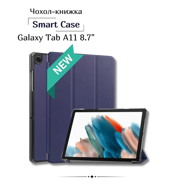 Чохол до планшета BeCover Smart Case Samsung Galaxy Tab A11 SM-X133/X135 8.7" Deep Blue (713964) - зображення 1