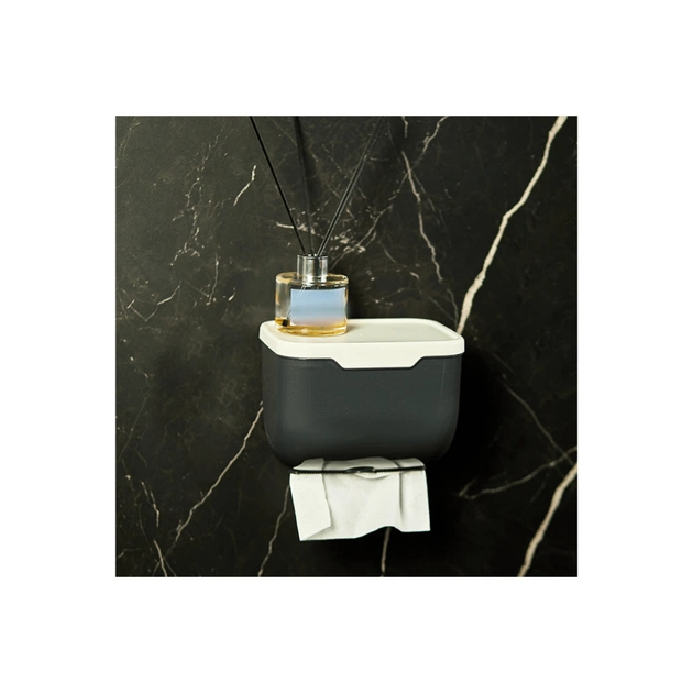 Тримач паперу туалетного Алеана 171022 Граніт / біла троянда (000028220) - зображення 3