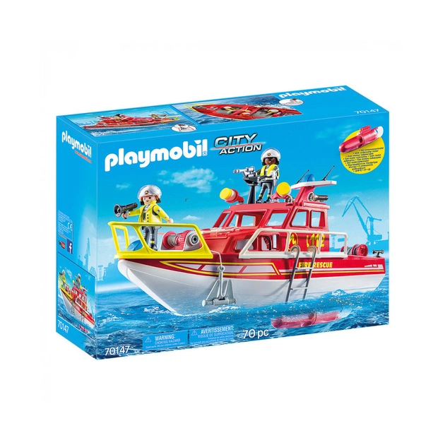 Конструктор Playmobil Катер рятувальників (6336507) - изображение 1