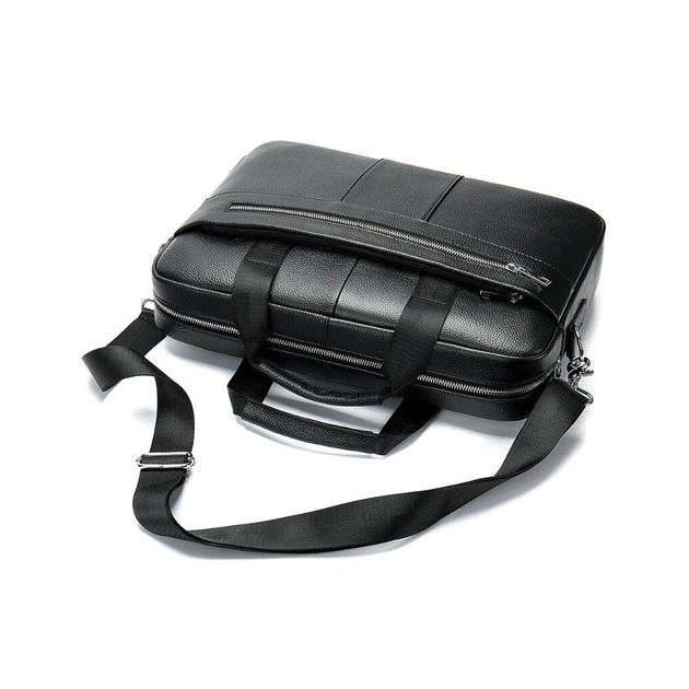 Сумка Vintage Шкіряна Чорна (14794) - зображення 11