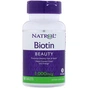 Вітамін Natrol Біотин, Biotin 1000 мкг, 100 таблеток (NTL-05239) - зменшене зображення 1
