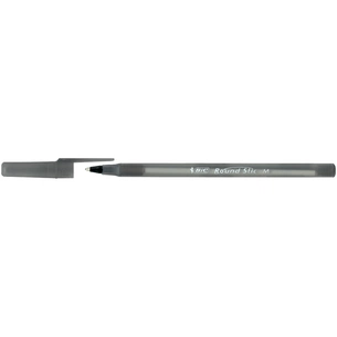 Ручка масляна Bic Round Stic, чорна (bc9205681) зображення 1