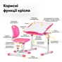 Парта зі стільцем Evo-kids Pink (Evo-06 Ergo PN) - уменьшенное изображение 3