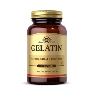 Вітамін Solgar Желатин, Gelatin, 100 капсул (SOL01240) зображення 1