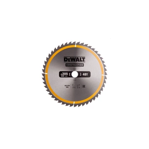 Диск пильний DeWALT СONSTRUCTION, 305x30 мм, 48 z, АТВ, 10 гр., 4800 об/хв (DT1959) зображення 1