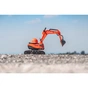 Чудомобіль Falk Kubota екскаватор з шоломом, помаранчевий (122) - зменшене зображення 5
