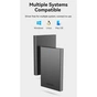 Кишеня зовнішня Vention 2.5" HDD/SSD USB 3.0 Micro-B Black (KPAB0) - зменшене зображення 8