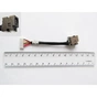 Роз'єм живлення ноутбука з кабелем для HP PJ156 (7.4mm x 5.0mm + center pin), 6-pin, Универсальный (A49040) - зменшене зображення 1