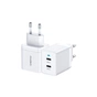 Зарядний пристрій Choetech 2xUSB-C 40W PD/QC/PPS (Q5006-EU-WH) - зменшене зображення 3