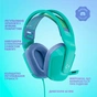 Навушники Logitech G335 Wired Gaming Mint (981-001024) - зменшене зображення 6